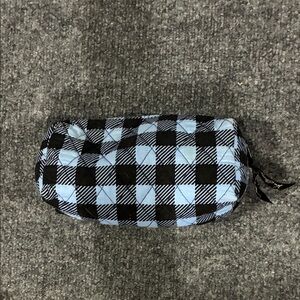 Vera Bradley ALPINE CHECK Lined Cosmetic Makeup Bag